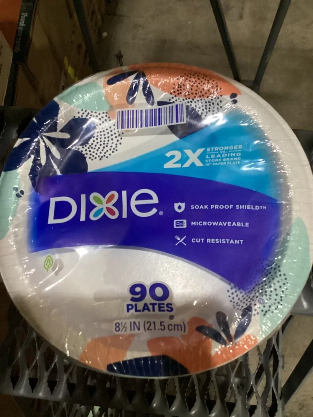 Dixie Medium Paper Plates, 8.5 Inch, 90 Count